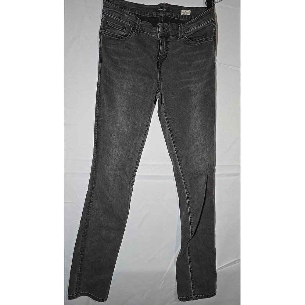Level 99 Jeans Womens Size 29 Lily Crop Skinny Straight Denim Whiskered Blue USA